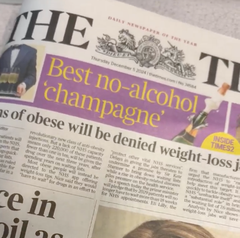 "Front of The Times No Less. Noughty Gets National Press Thumbs Up!" - Amanda Thomson, CEO and Founder