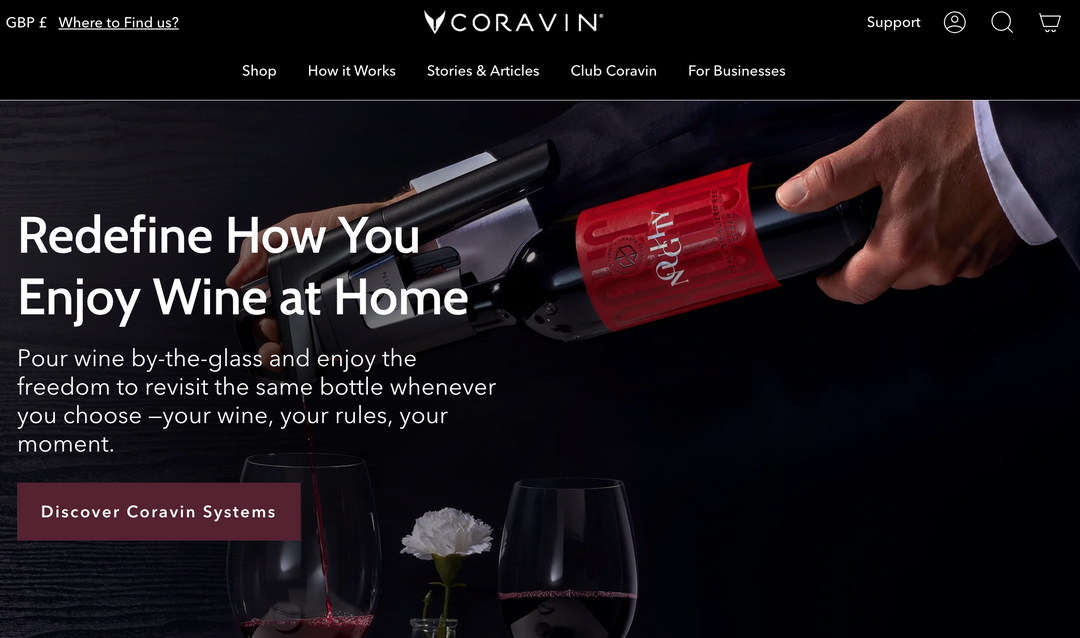 The World's Leading Wine Preservation Brand Coravin Plugs For Noughty - And The Results Are Astounding...