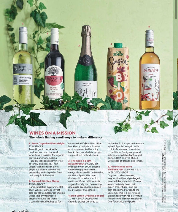 Ocado Features Noughty in Latest Edition