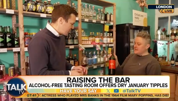 TalkTV Puts Noughty On Show For Non-Alcoholic News Item