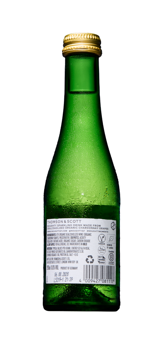 Noughty Sparkling Chardonnay Mini Bottle 200ml (Case of 6)